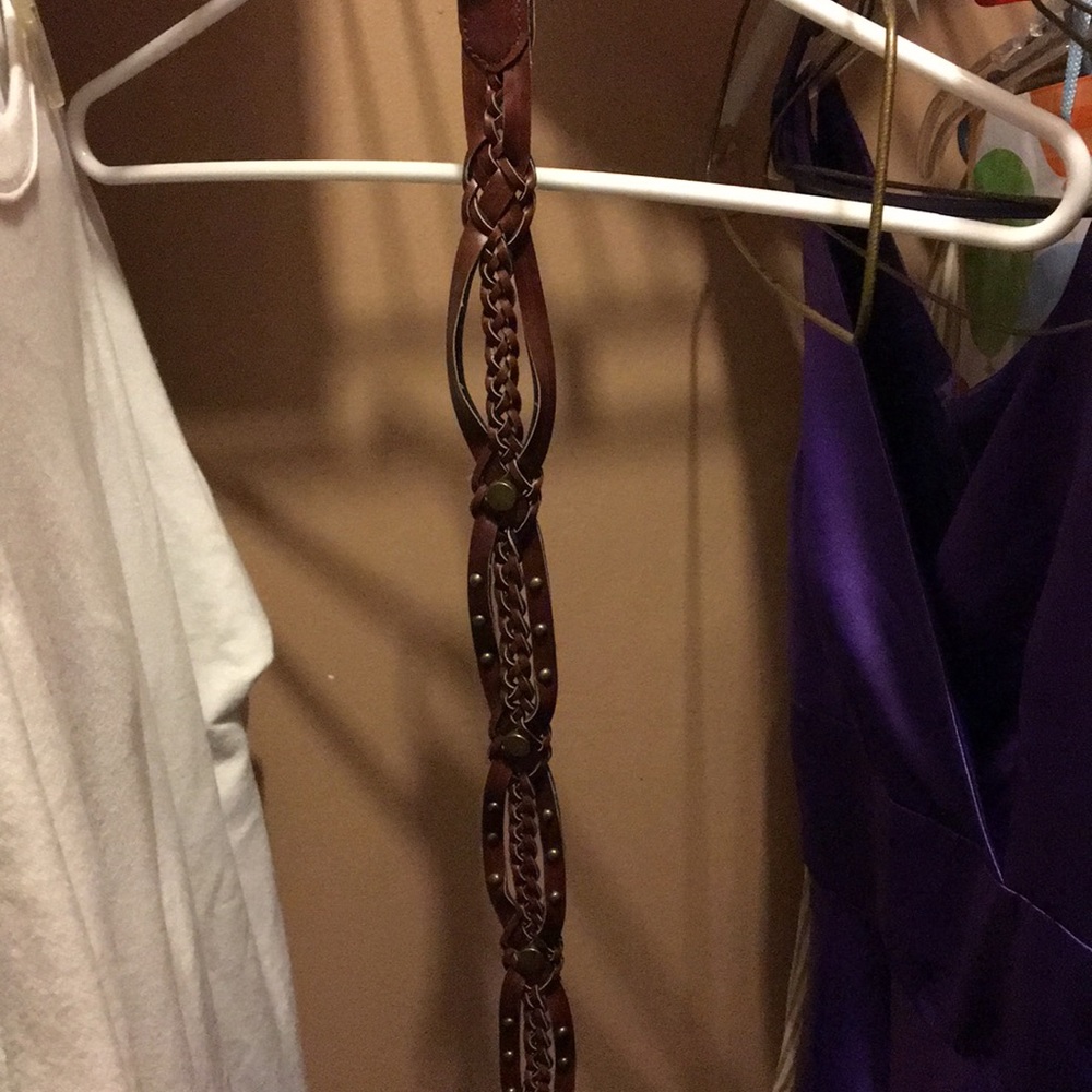 Brown Twisted Belt
